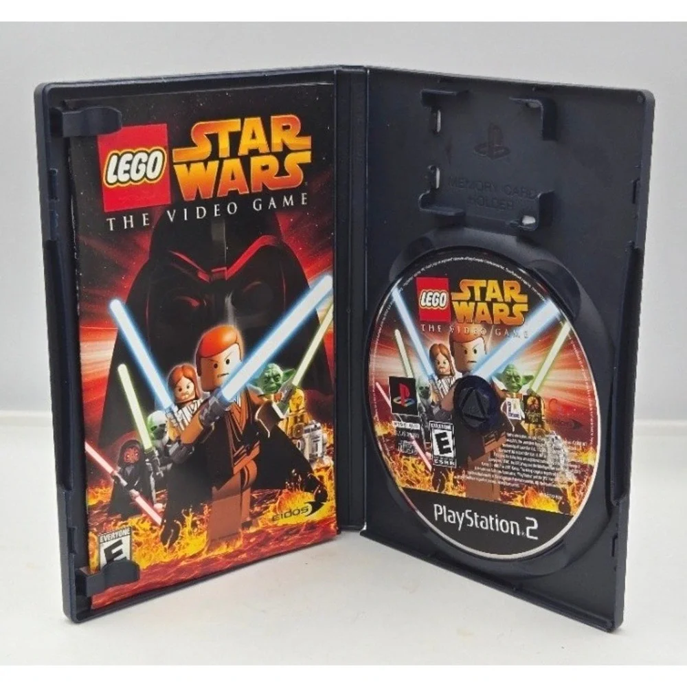 Lego Star Wars 1 & 2 II Original Trilogy PS2 PlayStation 2 Game Bundle Lot